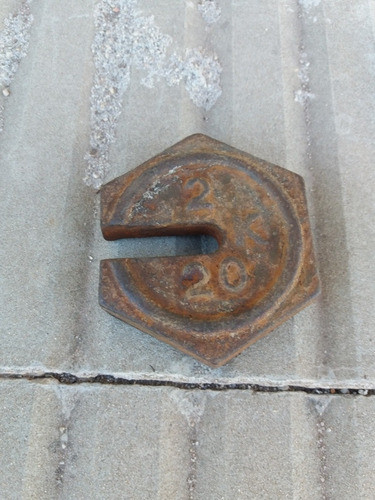 Pesas De Balanza Bascula 20 Ks  2 Ks Precio Unitario 0