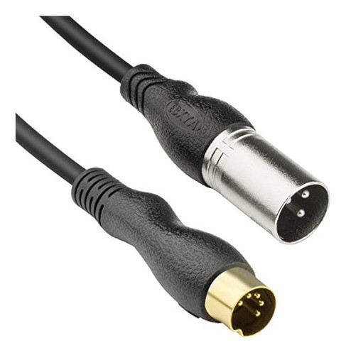 Ebxya Cable Adaptador Midi A Xlr De 6 Pies - Midi 5 Pines Di 1