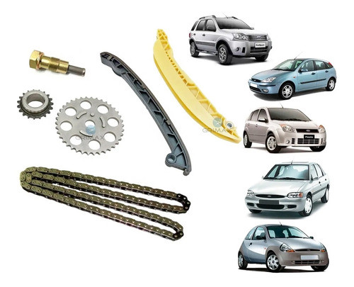 Kit De Distribucion Engranajes Ford Ecosport 1.6 8v Año 2006 0