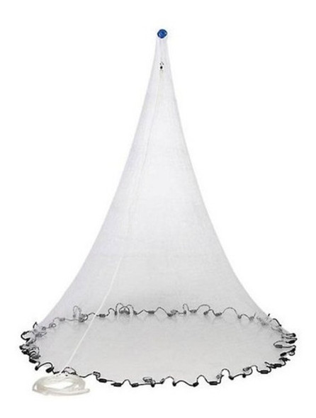 Atarraya De 5,40 Mts - Con  Plomadas Y Soga - Red De Pesca - 1