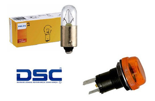 Lanterna Luz Piloto Painel Olho Magico + Lampada Dsc1151am 1