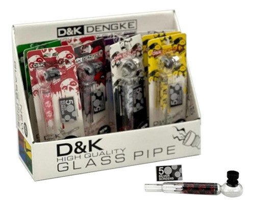 Pipa Vidrio Metal Dengke Colore Rejilla Cazuela Kit Estuche 0