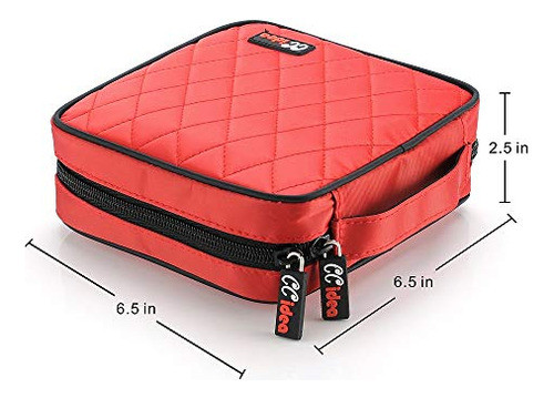 Estuche Para Cd/dvd Capacidad 40u. - Rojo 1