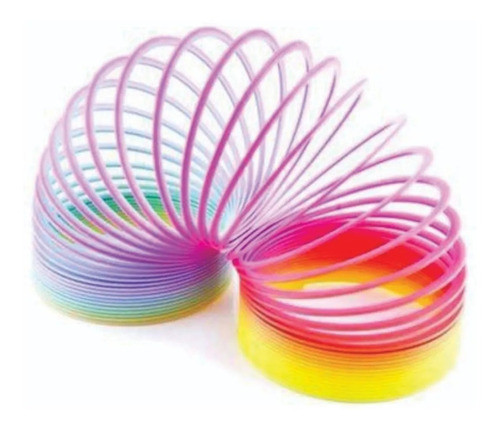 Kit 200 Brinquedo Mola Maluca Grande Colorida Promoção 1