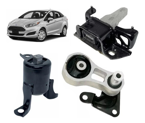 Kit Coxim Motor Câmbio New Fiesta 1.5 1.6 2015 2016 2017 18 0