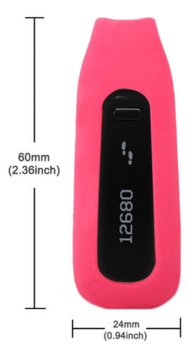 Funda Clip De Silicona Para Fitbit One Fitness-rosa 1