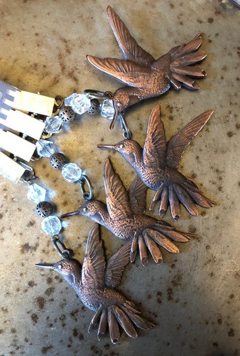 8 Pesas Para Mantel Mariposa Lisa Metal Plata Envejecido 1