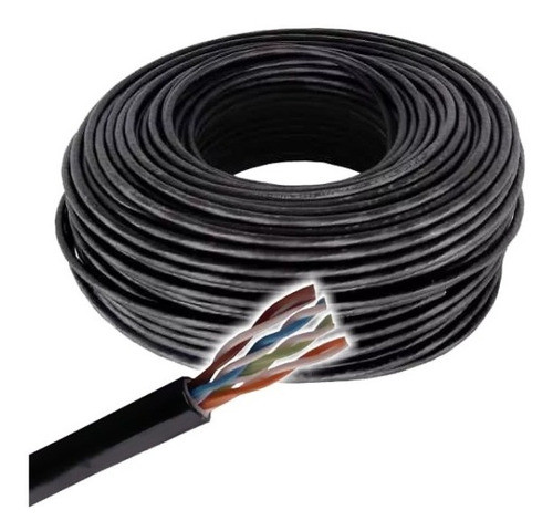 Rollo Cable Utp 50mts Cat5e 100% Cobre Cctv M3k 0