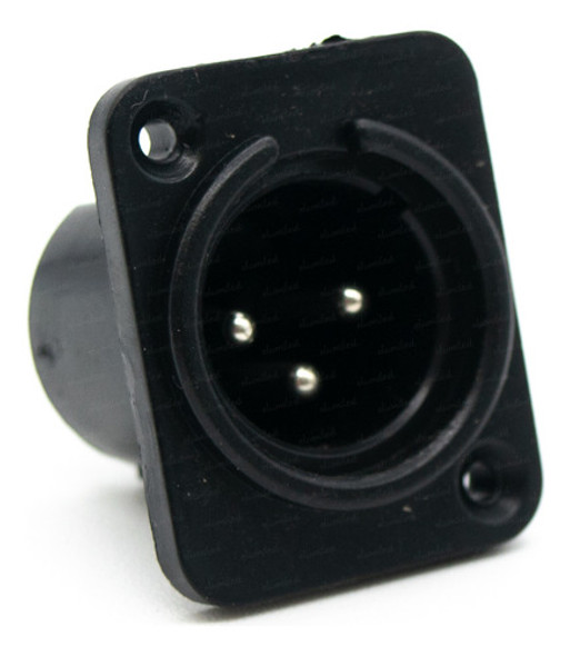 Conector Jack Macho Xlr Chasis A Pcb Canon 3 Polos 0