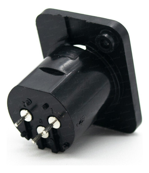 Conector Jack Macho Xlr Chasis A Pcb Canon 3 Polos 1