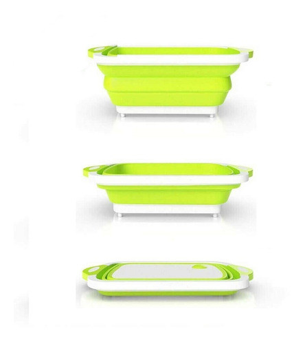 Escurridor Lavado Verduras & Tabla Picar 2en1 40x30x16cm T24 1