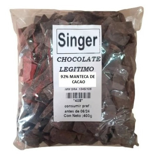 Chocolate  96% Pureza 400g 0
