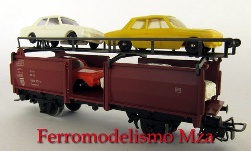 Märklin - Vagón Porta Automóviles Con Autos - 4613 - C/caja 1