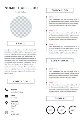 Curriculum Personalizado Cv + Carta De Presentación Mod.29 1