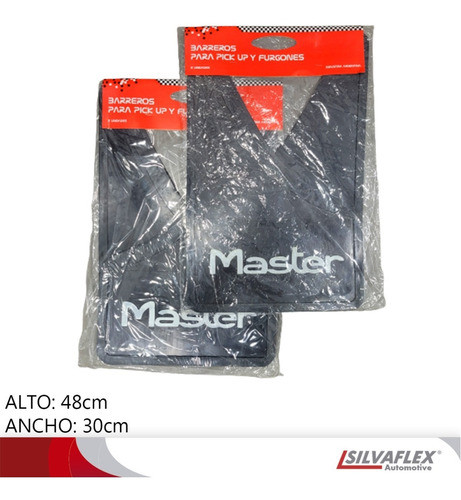 Barreros Flexibles Universales Renault Master Kit 4 Piezas 1