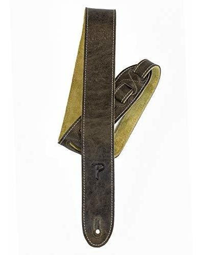 Correa De Guitarra De Cuero Perris (bm2-6697) 1