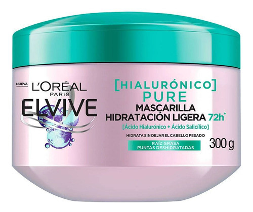 Mascarilla Elvive Hialuronico Pure 300 G 0