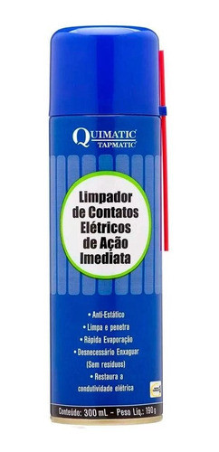 Limpa Contato Elétrico Ação Imediata 300ml Tapmatic 0