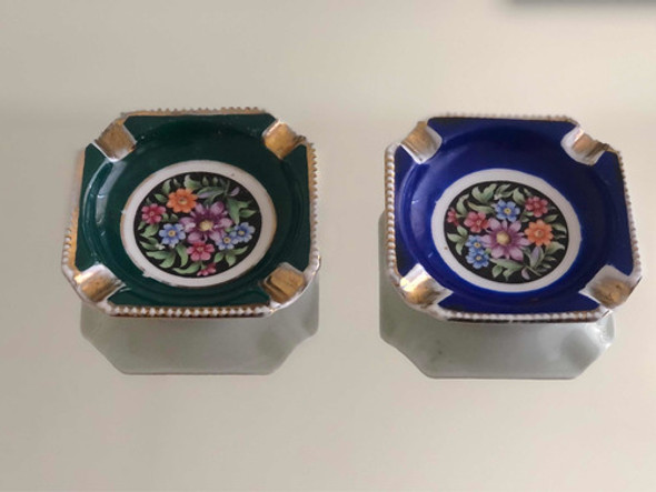 Antiguo Cenicero Porcelana Bavaria Schumann Arzberg Lote X 2 0