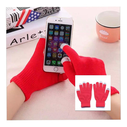 Guante De Lana Touch Moda Táctil Tablets Cel Mayorista X30 1