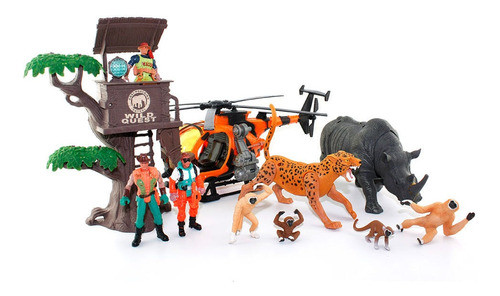 Set De Animal Paradise Rinoceronte 0