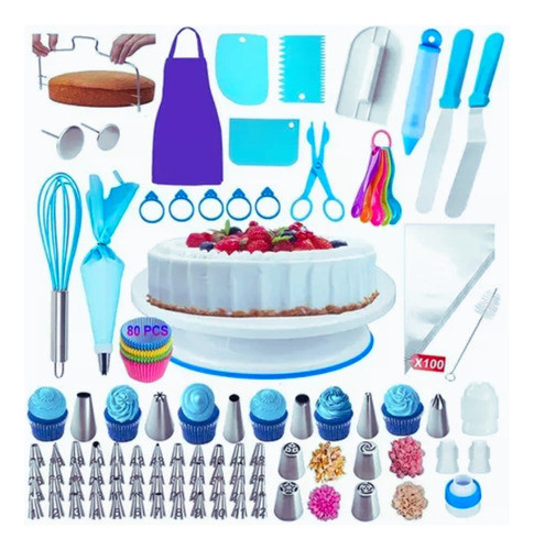 Set Para Decoración De Tortas 268 Piezas 0