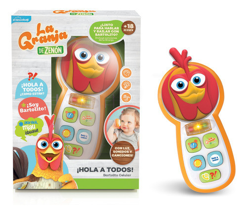 Teléfono Interactivo Para Bebe De La Granja De Zenon 1