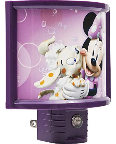 Disney 13367 Minnie Mouse Luz Led Automática Para Niños Luz 1
