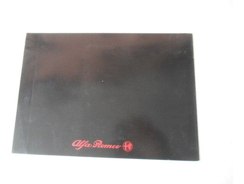 Catalogo Folleto Antiguo Alfa Romeo Spider Gtv  Manual 1