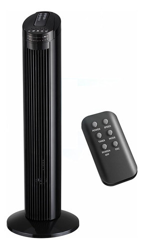 Ventilador De Torre Oscilante Simple De Lujo De 30 Pulgadas 0