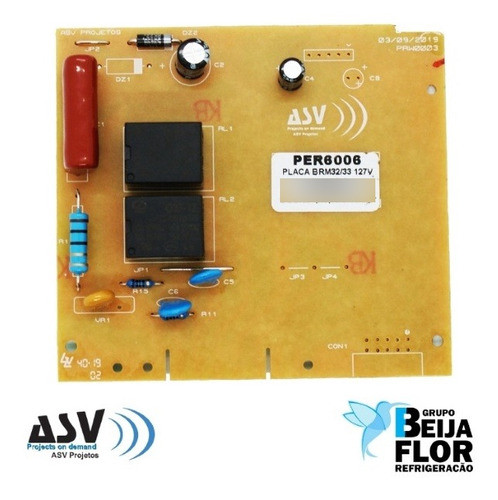 Modulo Potencia Brastemp Brm33 326005413 220v Asv Crm33 0
