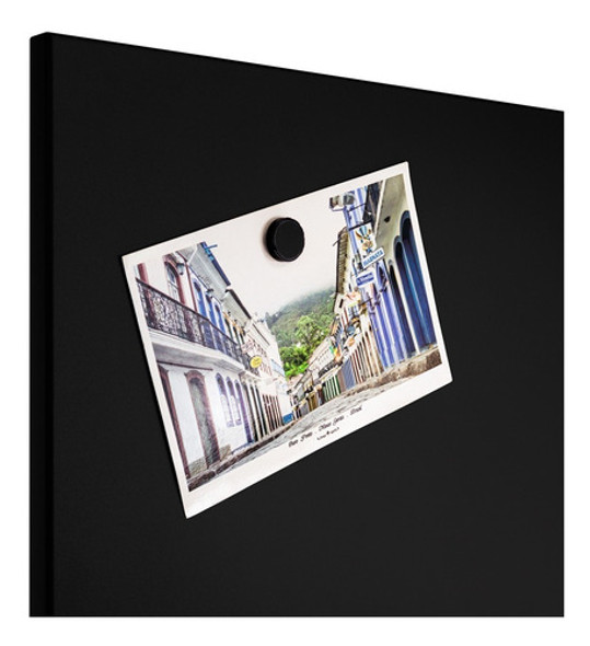 Mural Quadro Magnético 50x80cm - Preto Fosco + 30 Ímas 1