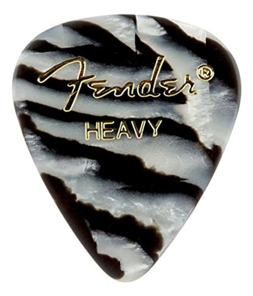 Fender 351 Shape Graphic Picks (paquete De 12) Para Guitarra 0