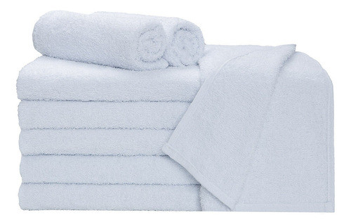 Kit 15 Toalha Para Salão De Beleza Cabelo 45x70cm - Branca 0