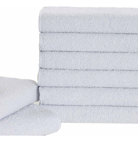 Kit 15 Toalha Para Salão De Beleza Cabelo 45x70cm - Branca 1