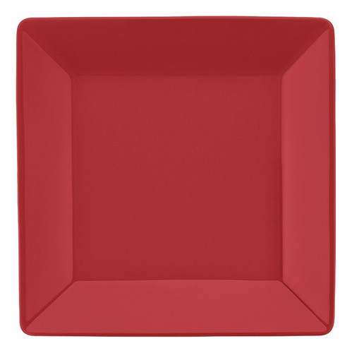 Ceramicas Oxford *plato Cuadrado Rojo 20*20 Cms Dec 2015 0