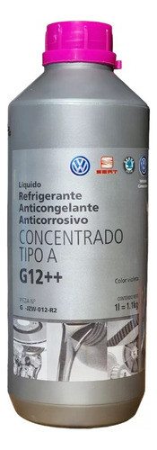 Liquido Refrigerante G12 Volkswagen Original 2 Litros 1