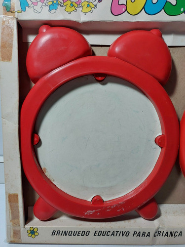 Lousa E Relógio Brinquedo Educativo Anos 80 Com Caixa 1