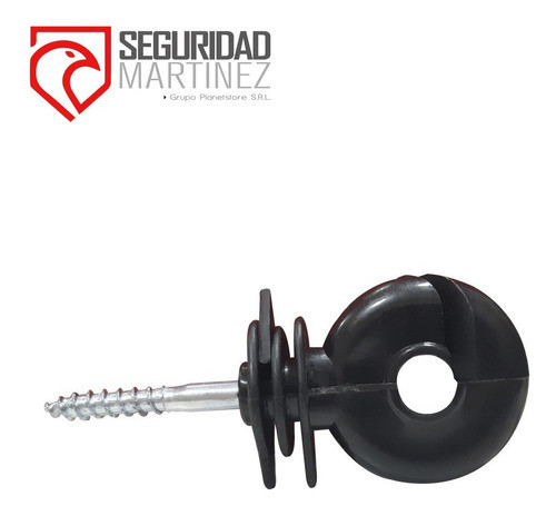 Aislador Aro Corto C/tornillo Cerco Eléctrico X 12u Martinez 1