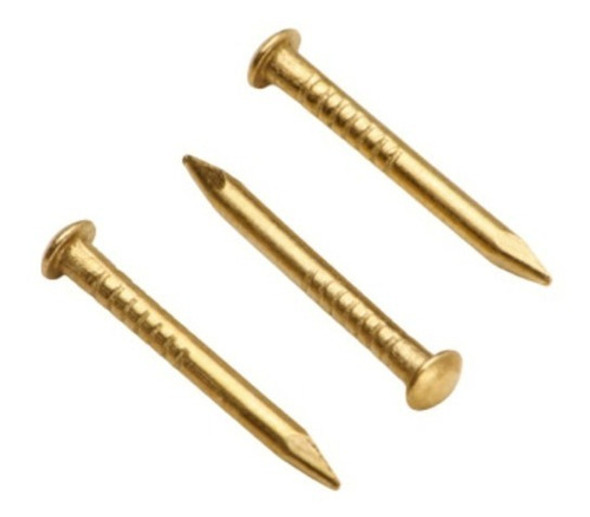Clavo De Bronce 1,50x25mm X100un-cabeza Redonda- 0
