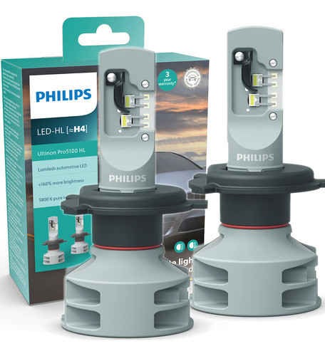 Lampara Led H4 12/24v 6000k Ultinon Pro 5100 Pack X2 0