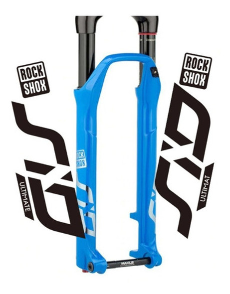 Calcomanias Adhesivo Horquilla Bicicleta Rock Shox 0