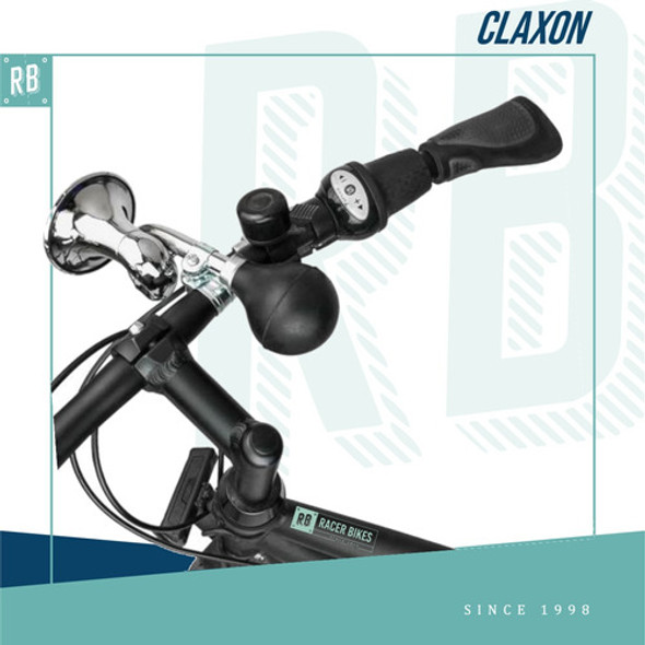 Corneta Para Bicicleta Cromada Tipo Ford - Racer Bikes 1