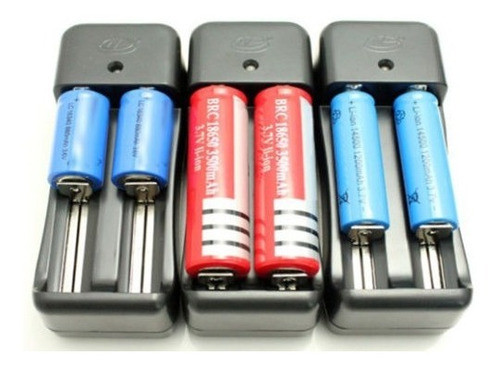 3.7v Cargador De Batería Dual Solt De 3,7 Voltios Para 18650 0