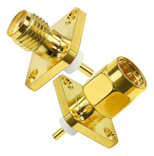 Tuolnk Sma - Conector De Montaje En Panel, Enchufe Macho De 0