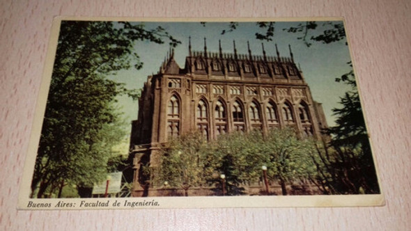 Antigua Postal Buenos Aires Facultad De Ingenieria 0