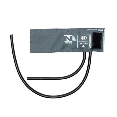 Braçadeira Recém Nascido Com Manguito Br2804q Cinza Bic 0