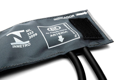 Braçadeira Recém Nascido Com Manguito Br2804q Cinza Bic 1