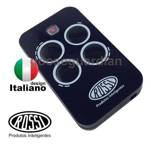 Controle Remoto Portão Rossi Quattro 433mhz Híbrido 1