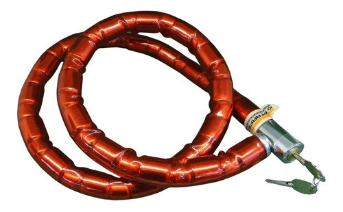 Cadeado Articulado Moto Chave Tetra 1 Metro X 24mm Starfer 1